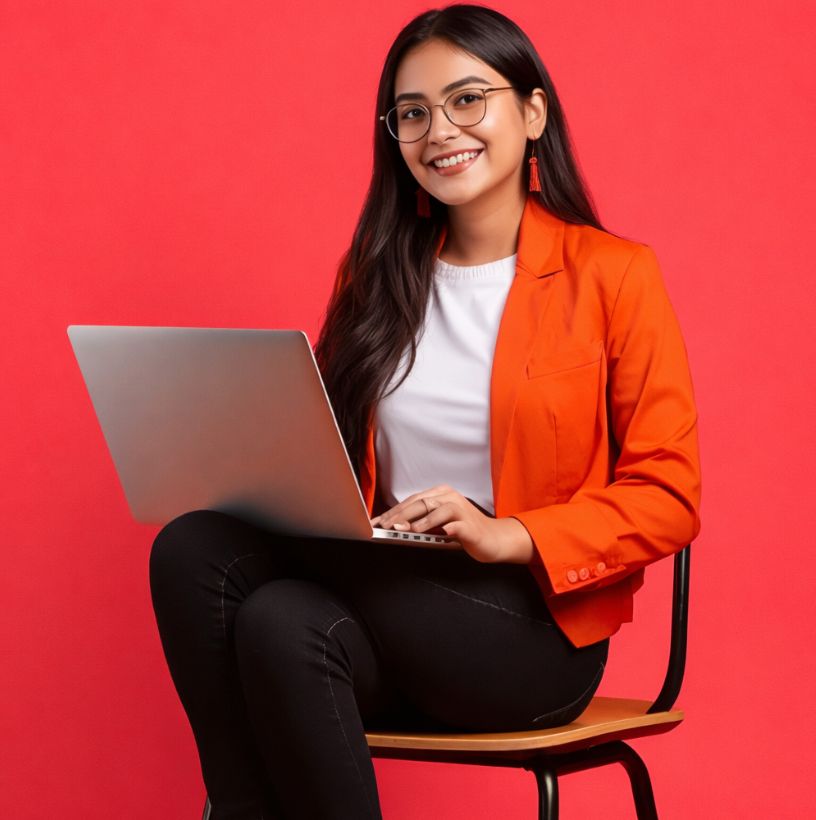 Student learning IT skills through C Tech Training